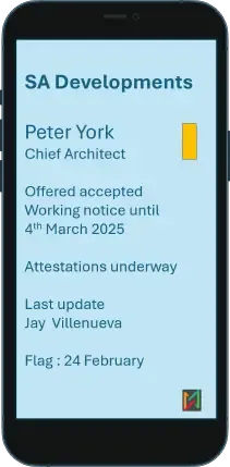 Pre-arrival status